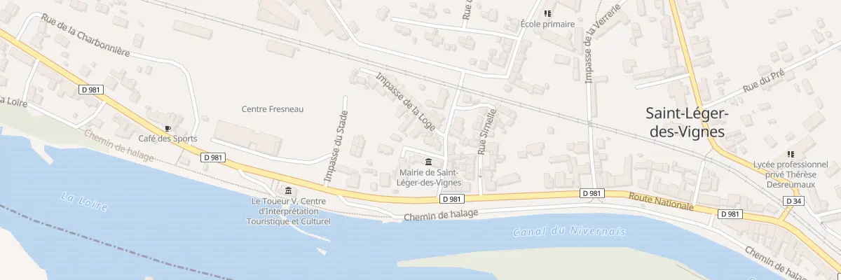 Plan du 1 Imp de la Loge à Saint-Léger-des-Vignes