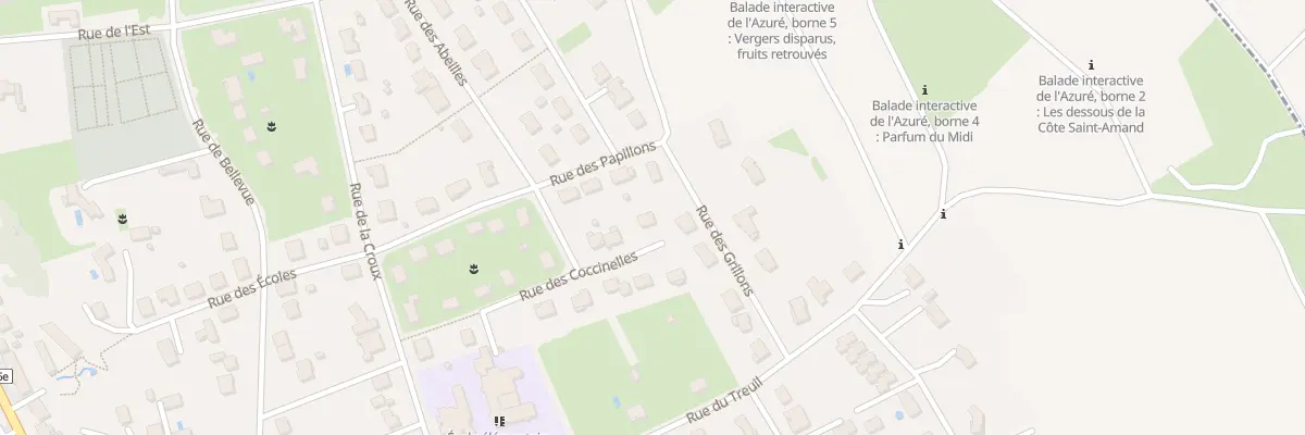Plan du 13 Rue des Coccinelles à Abrest