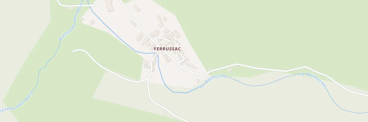 Plan du 5075 Ferrussac à Meyrueis