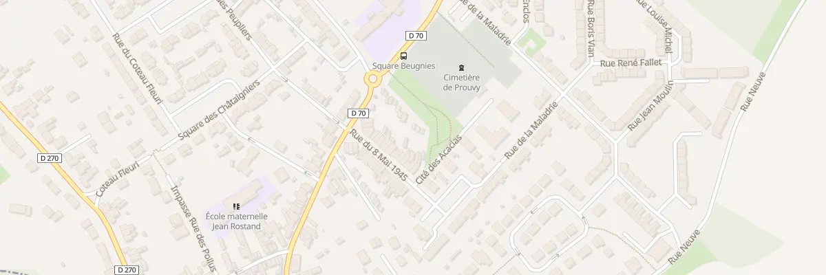 Plan du 23 Rue du 8 Mai 1945 à Prouvy