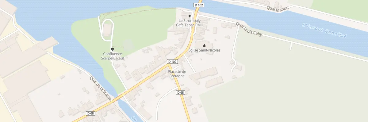 Plan du 25 Rue du Fort à Mortagne-du-Nord