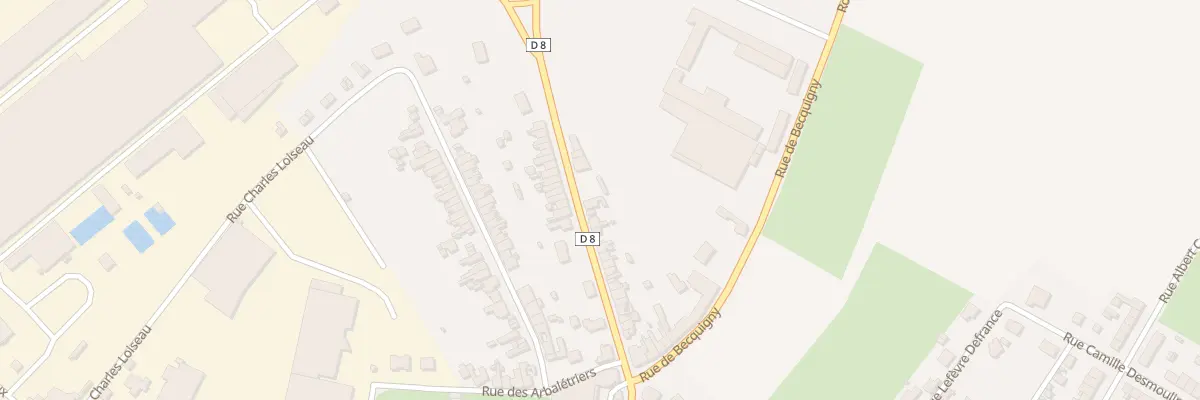 Plan du 50 Rue Gérard Parent à Bohain-en-Vermandois