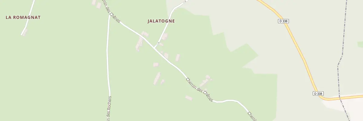 Plan du 729 Che des Chênes à Estandeuil