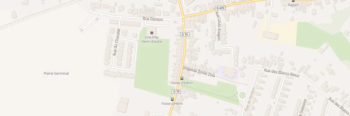 Plan du 22 Rue Emile Zola à Hérin