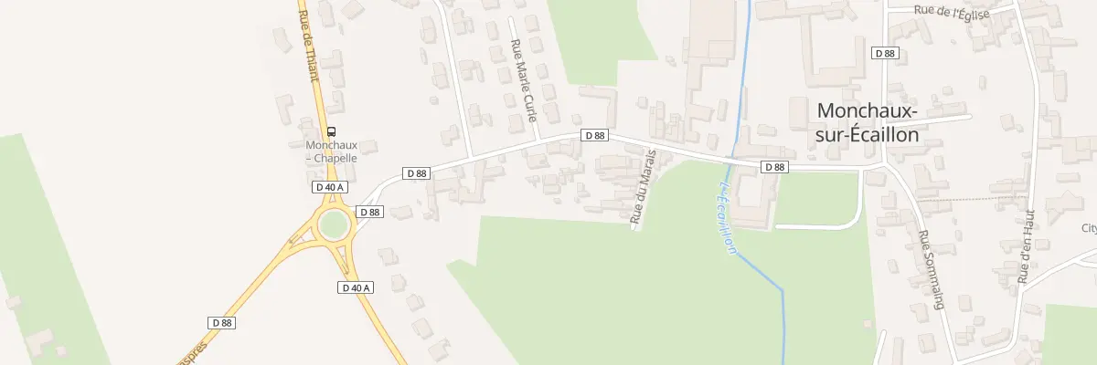 Plan du 6 Rue du Marais à Monchaux-sur-Écaillon