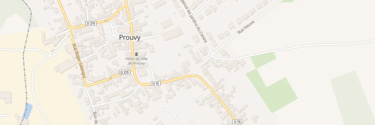 Plan du 21 Rue de la Gare à Prouvy