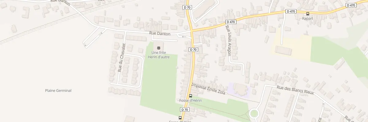 Plan du 14 Rue Emile Zola à Hérin