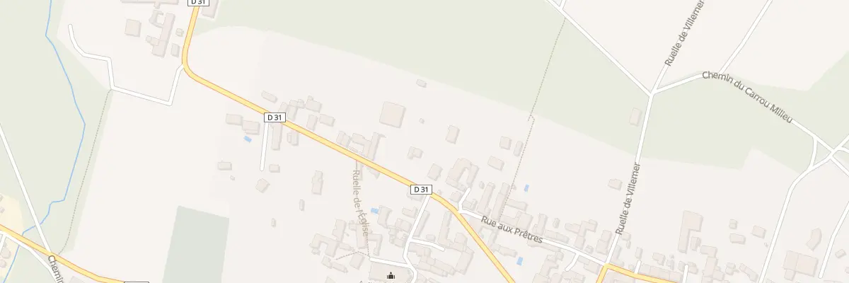 Plan du 14 Rte de Joigny à Fleury-la-Vallée