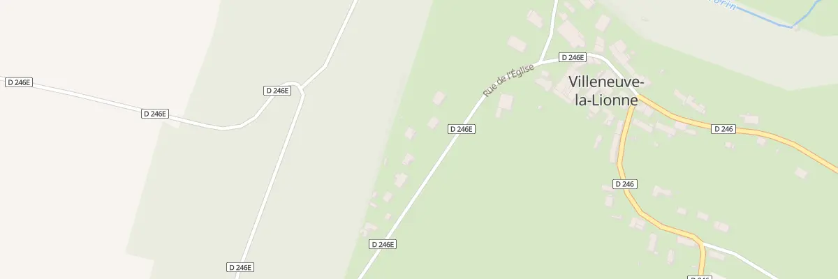 Plan du 20 Rue de l’Eglise à Villeneuve-la-Lionne