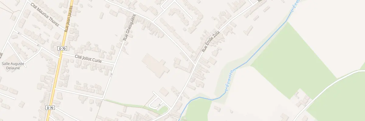 Plan du 3 Rue P Vaillant Couturier à Thiant