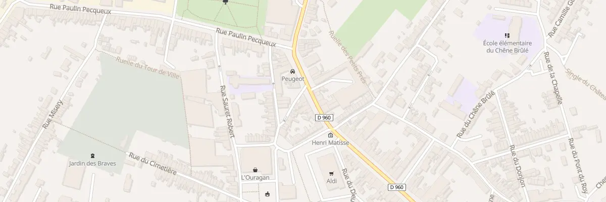 Plan du 15 Rue Paulin Pecqueux à Bohain-en-Vermandois