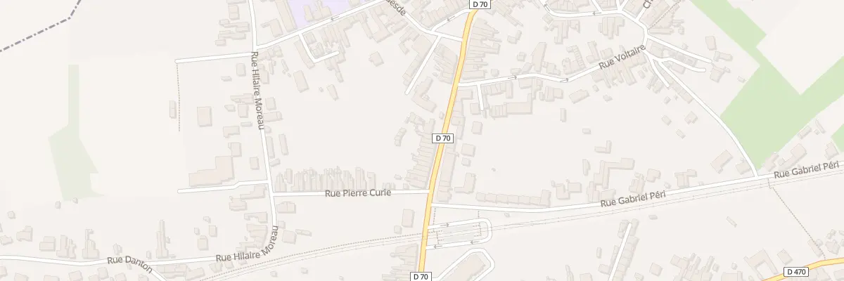 Plan du 20 Rue Jean-Jacques Rousseau à Hérin