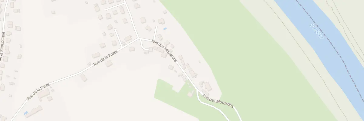 Plan du 10 Rue des Moussons à Hauterive