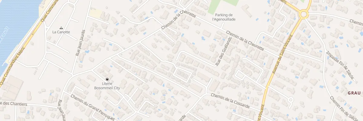 Plan du 41 Rue des Goelands à Agde