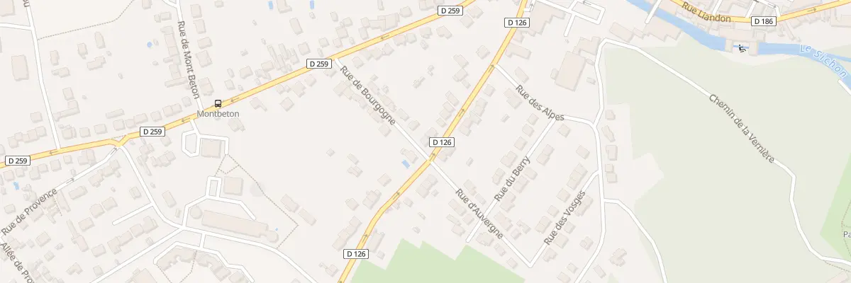 Plan du 17 Rue de Bourgogne à Cusset