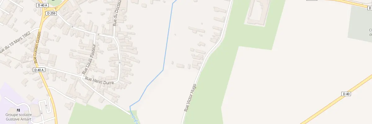Plan du 34B Rue Victor Hugo à Thiant