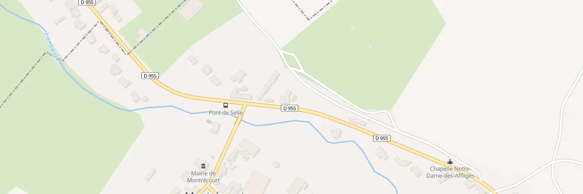 Plan du 7 Rte de Solesmes à Montrécourt
