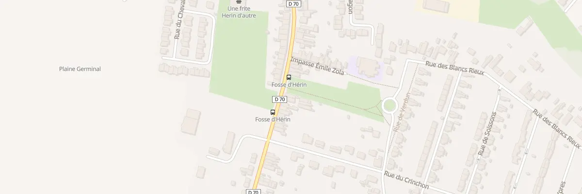 Plan du 25 Rue Emile Zola à Hérin