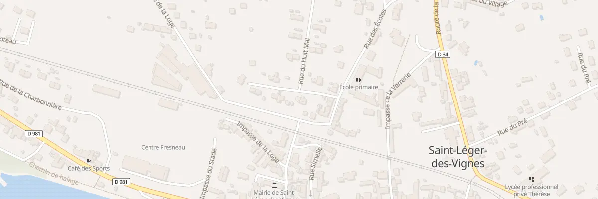 Plan du 3 Rue du Huit Mai à Saint-Léger-des-Vignes