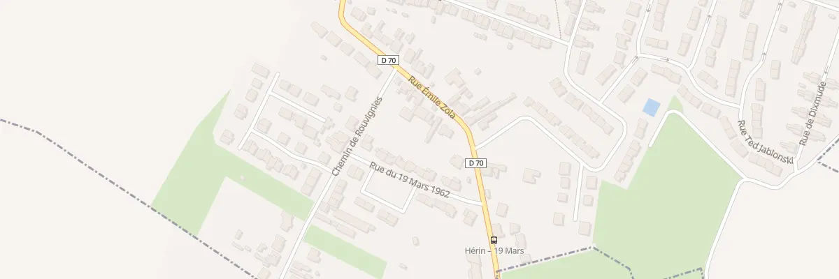 Plan du 56 Rue Emile Zola à Hérin