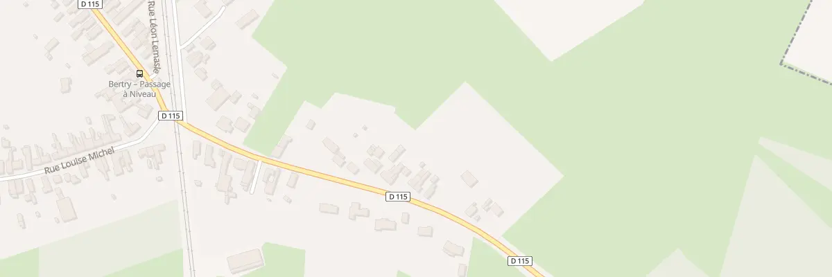 Plan du 95 Rue Jean Jaurès à Bertry