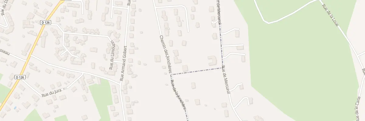 Plan du 33 Che des Joncheres à Cusset