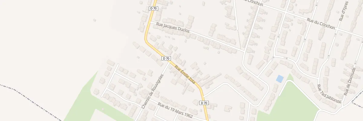 Plan du 67 Rue Emile Zola à Hérin