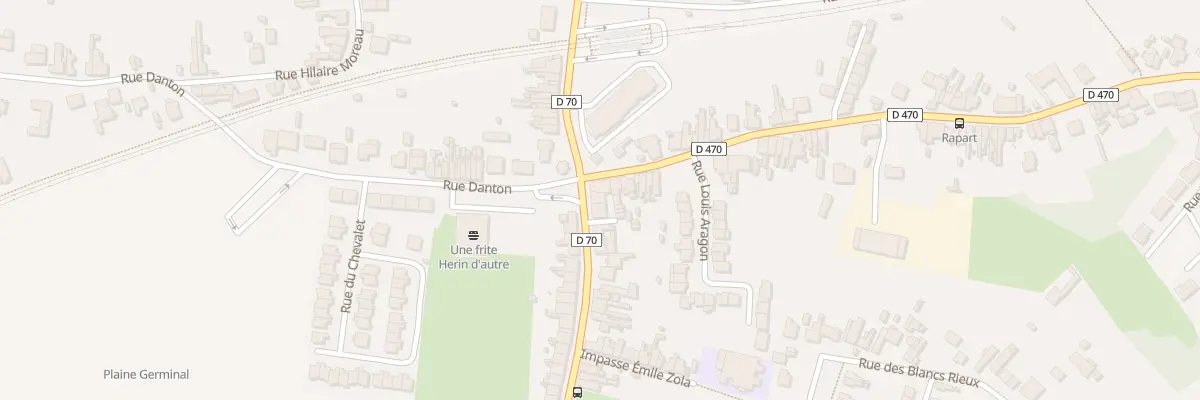 Plan du 3 Rue Emile Zola à Hérin