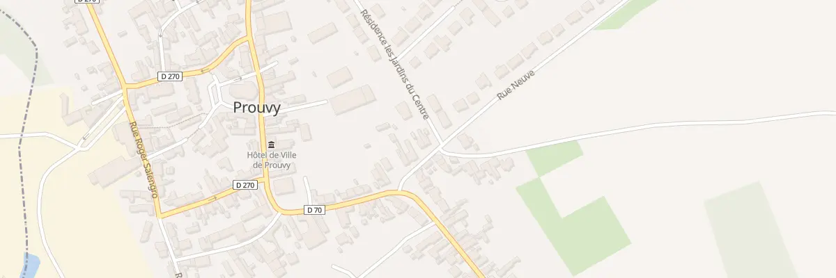 Plan du 5 Rue Neuve à Prouvy