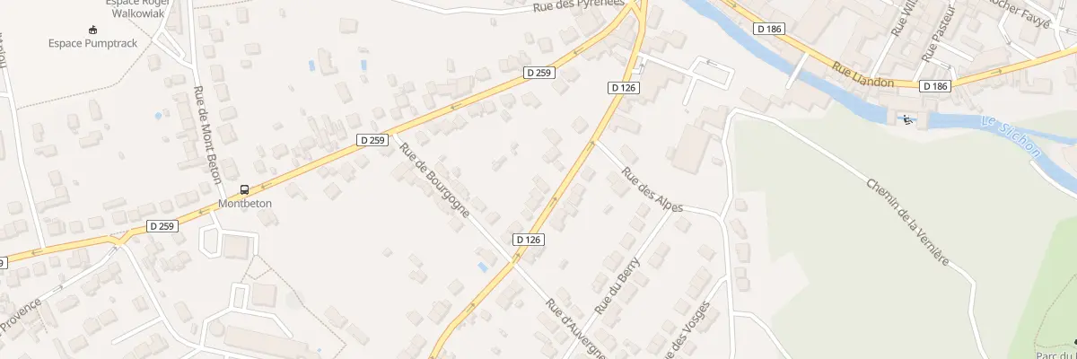 Plan du 12 Rue F Lafaye à M Menut à Cusset