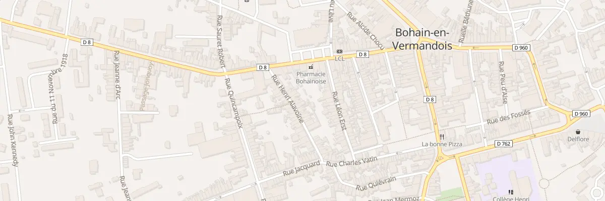 Plan du 13 Rue Henri Alavoine à Bohain-en-Vermandois