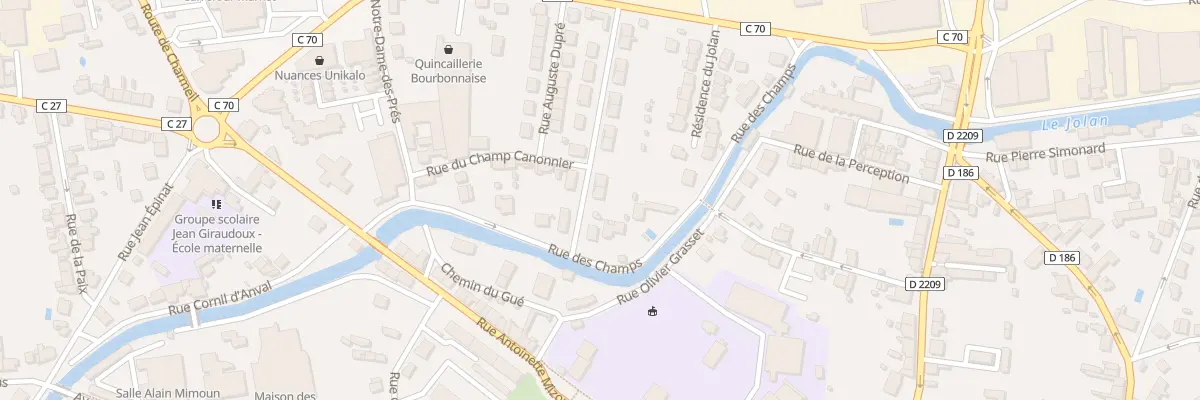 Plan du 4 Rue des Prairies à Cusset