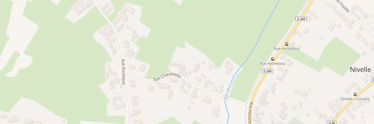 Plan du 180 Rue Chaussiette à Nivelle