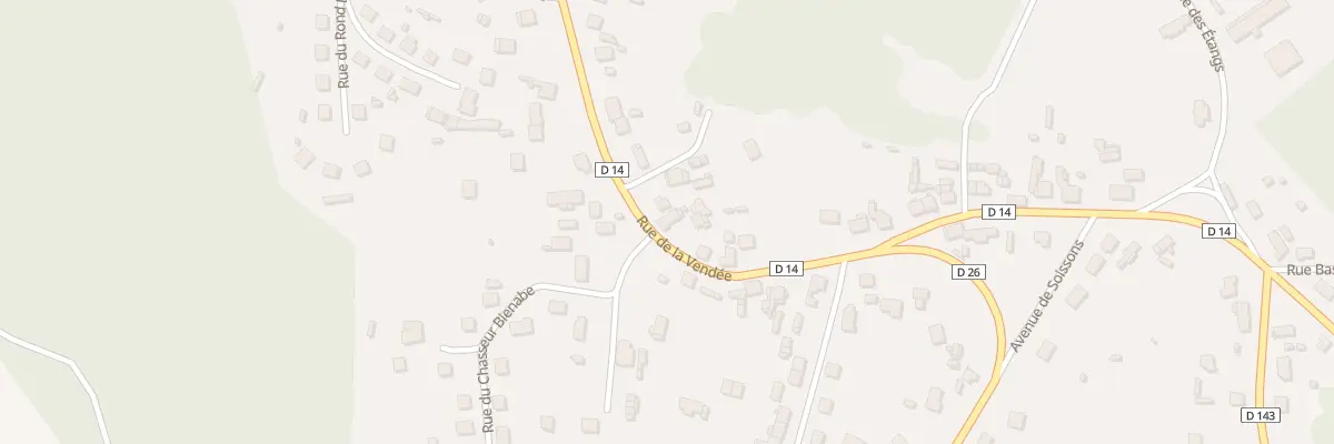 Plan du 43 Rue de la Vendée à Pinon