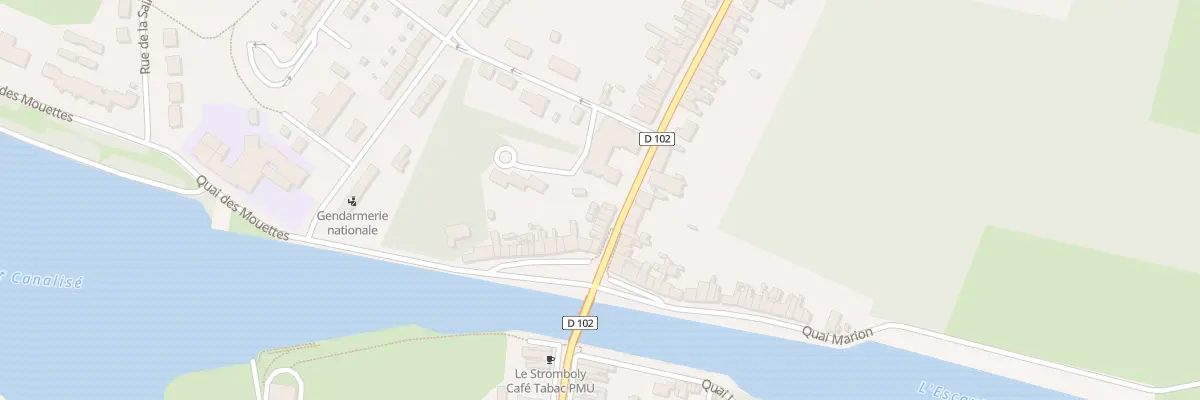 Plan du 80 Rue Pierre Boeynaems à Mortagne-du-Nord