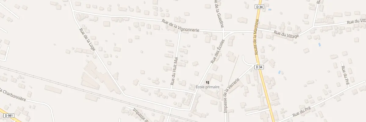Plan du 8 Rue du Huit Mai à Saint-Léger-des-Vignes