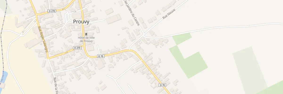 Plan du 23B Rue de la Gare à Prouvy