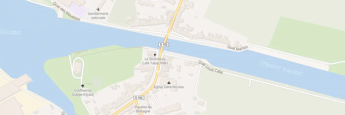 Plan du 1 Rue du Fort à Mortagne-du-Nord