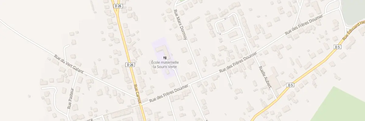 Plan du 6 Rue des Frères Doumer à Anizy-le-Grand