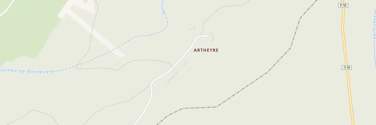 Plan du 142 Artheyre à Saint-Jean-des-Ollières