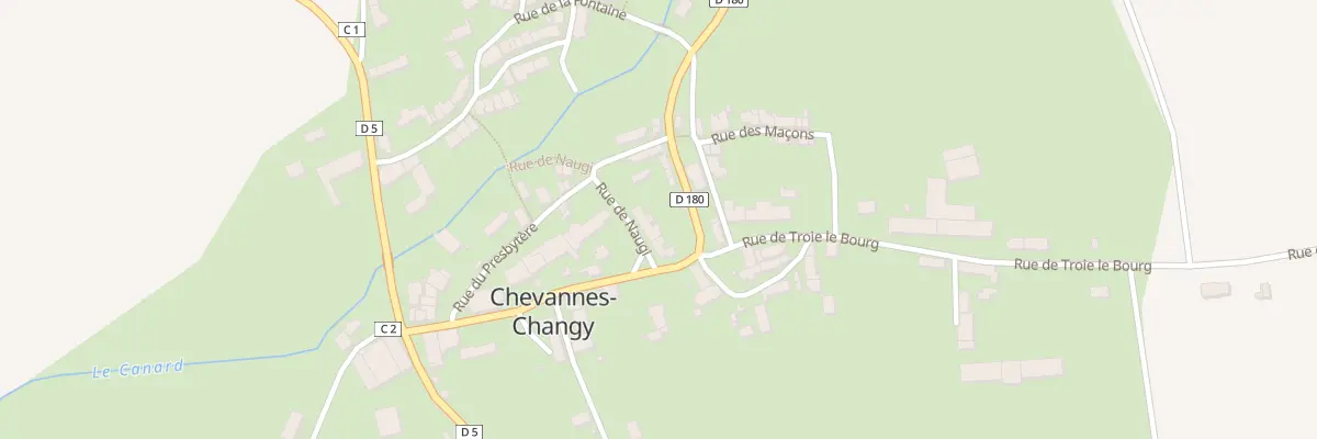 Plan du 4 Rue de Naugi à Chevannes-Changy