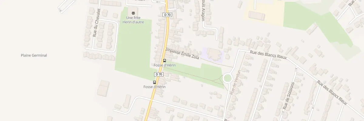 Plan du 21 Rue Emile Zola à Hérin