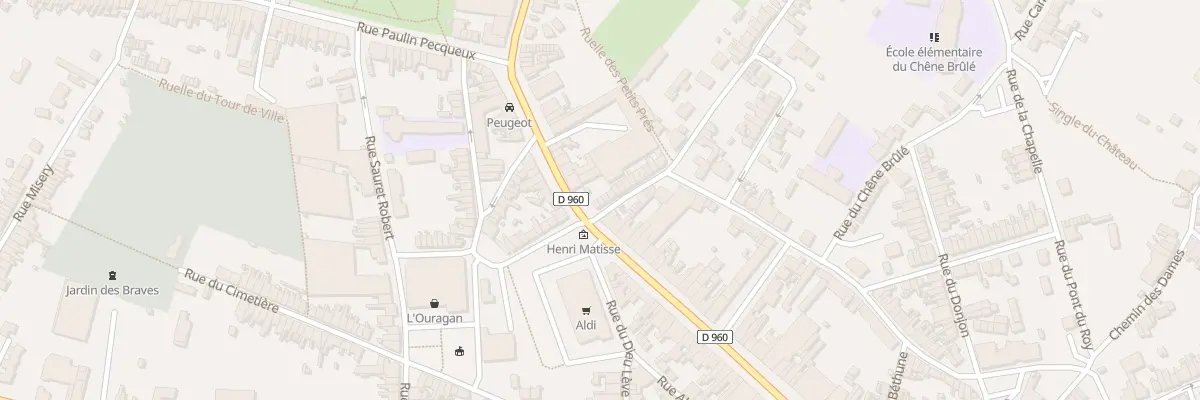 Plan du 3 Rue Pierre Lescot à Bohain-en-Vermandois