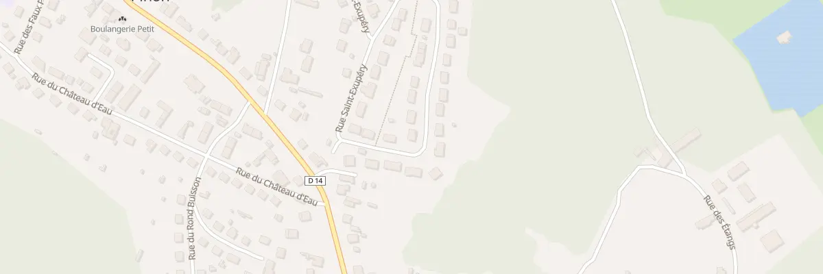 Plan du 23 Rue Saint-exupéry à Pinon