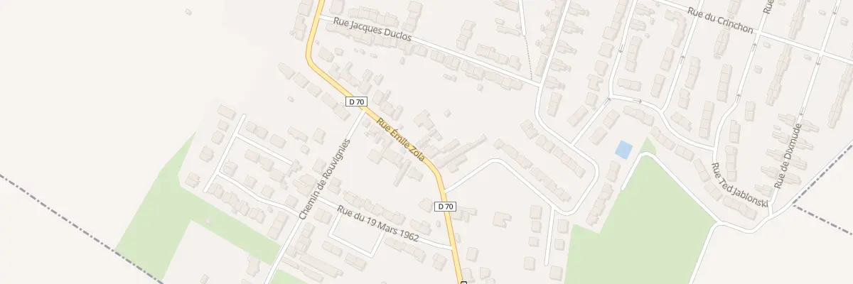 Plan du 73 Rue Emile Zola à Hérin