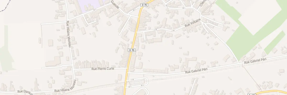 Plan du 75 Rue Jean-Jacques Rousseau à Hérin
