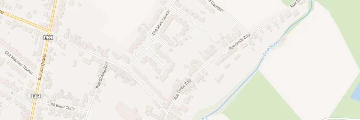 Plan du 27 Rue Emile Zola à Thiant