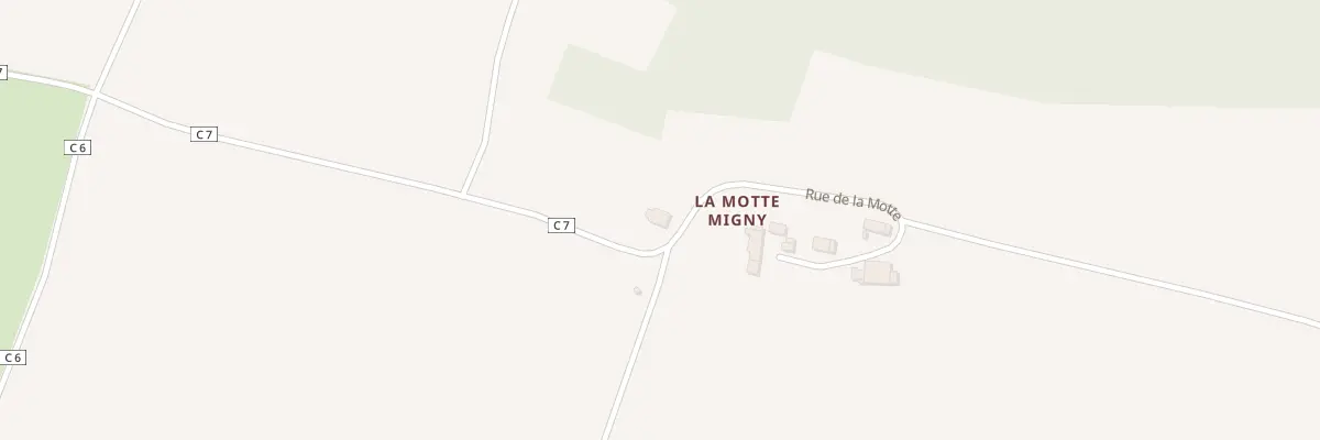 Plan du 1 Rue de la Motte à Parigny-la-Rose