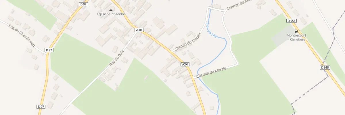 Plan du 10 Rue de Saint-quentin à Montrécourt