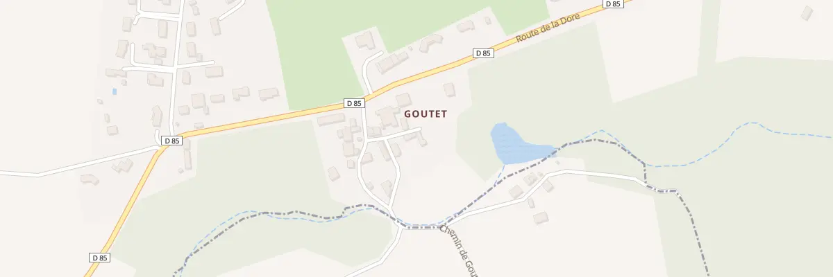 Plan du 5352 Goutet à Dorat